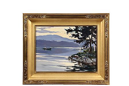 "Dusk, Pierce Pond"