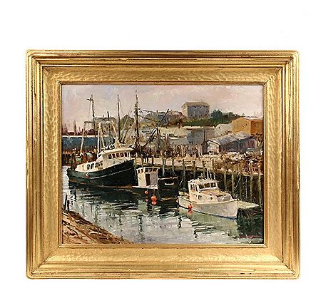 "Gloucester Harbor" by Todd Reifers - Auction record, sale price, and art valuation. Compare with similar artists and explore comparable artworks.