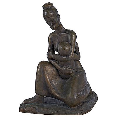 Kneeling Mother