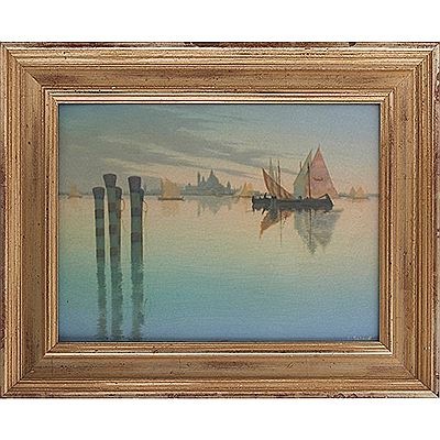 On the Grand Canal-Venice plaque
