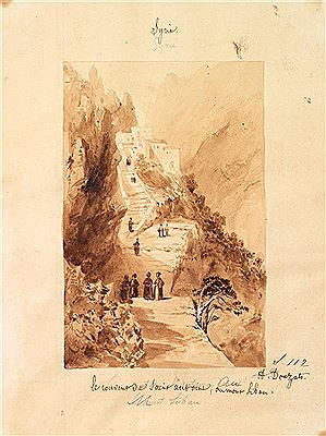 "LE COUVENT DE SAINT ANTOINE, AU MONT LIBAN, SYRIE"