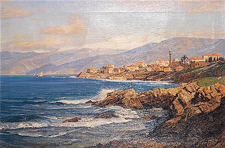 VILLAGE DE TURQUIE AU BORD DE LA MER TURKISH CITY NEAR BY THE SEA