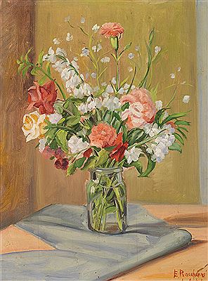 VASE DE FLEURS VASE WITH FLOWERS