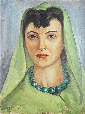 FEMME EN ABAYA VERTE AVEC CAPUCHE WOMAN IN GREEN