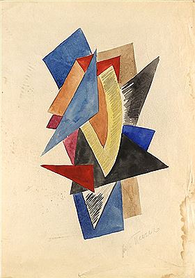 Sample artwork by Vera Efimovna Pestel (1886 - 1952), known for figure, genre painting - View similar artists and auction records