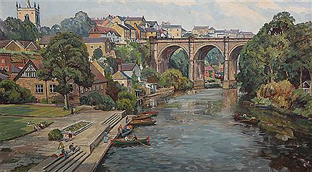 Viaduct, Knaresborough, from the High Bridge