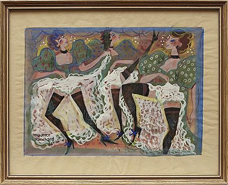 Dansöser by Maurice Blanchard - Auction record, sale price, and art valuation. Compare with similar artists and explore comparable artworks.
