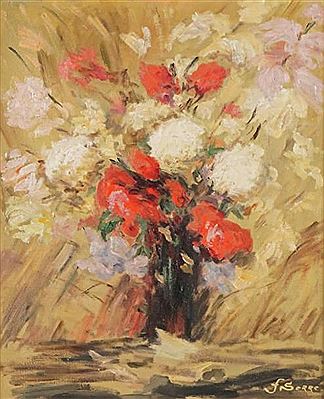 VASE DE FLEURS by Fernand A Serre - Auction record, sale price, and art valuation. Compare with similar artists and explore comparable artworks.