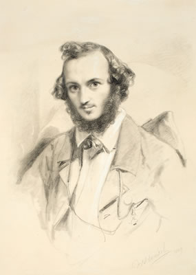 Portrait des Fürsten Reuss III by Wilhelm Hensel - Auction record, sale price, and art valuation. Compare with similar artists and explore comparable artworks.
