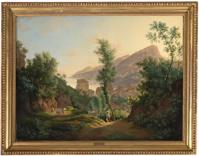 Ansicht der Stadt Vietri mit dem Blick auf Rieti und den Meerbusen von Salerno by Joseph Rebell - Auction record, sale price, and art valuation. Compare with similar artists and explore comparable artworks.