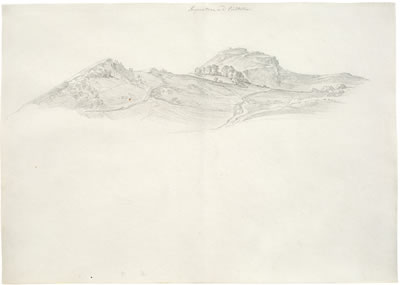 Blick auf die Serpentara und Civitella