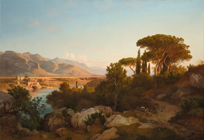 Ansicht des Guadagna-Tals bei Palermo by Louis Heinrich Theodor Gurlitt - Auction record, sale price, and art valuation. Compare with similar artists and explore comparable artworks.