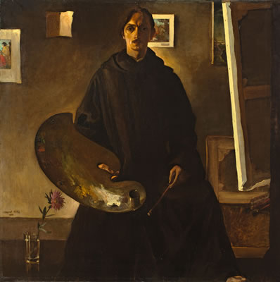 "La Robe de Moine" (Selbstportrait)
