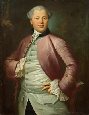 PORTRAIT OF THE WRITER GUSTAV ADOLPH VON AMMAN (1743–1772)