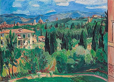 "Blick über Florenz" by Hans Purrmann - Auction record, sale price, and art valuation. Compare with similar artists and explore comparable artworks.