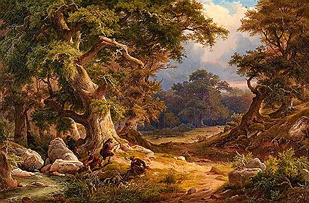 Sample artwork by Arnold Schulten (1809 - 1874), known for painting - View similar artists and auction records