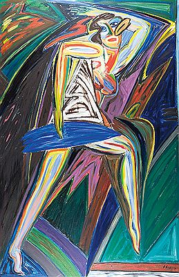 Springende vrouw by Yvan Theys - Auction record, sale price, and art valuation. Compare with similar artists and explore comparable artworks.