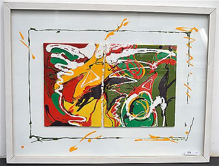 Compositie by Rony Van de Vijver - Auction record, sale price, and art valuation. Compare with similar artists and explore comparable artworks.