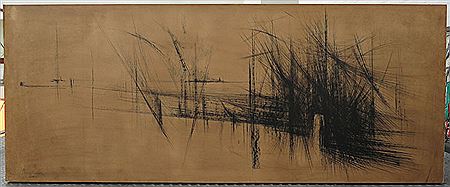 Composition de l'Escaut by Karel Roelants - Auction record, sale price, and art valuation. Compare with similar artists and explore comparable artworks.