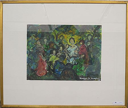 Sample artwork by Romain Saegher (1907 - 1986), known for painting - View similar artists and auction records