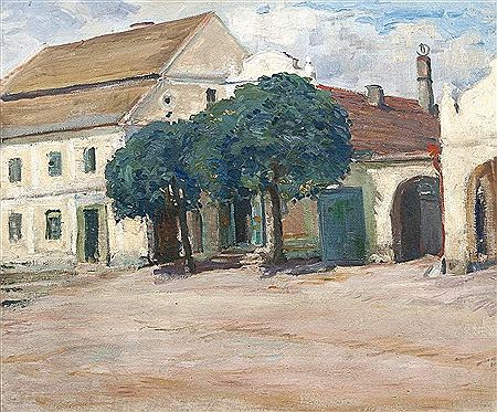 Old houses in Labský Týnec