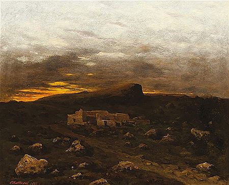 At sunset