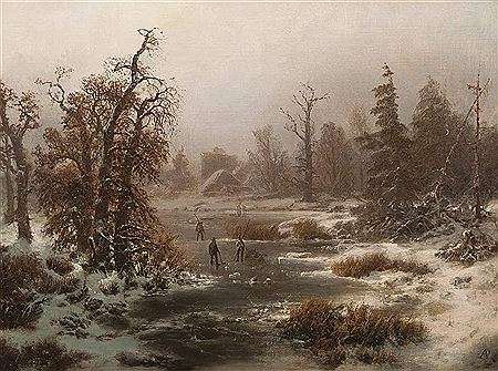 Sample artwork by August Friedrich Piepenhagen (1791 - 1868), known for night scenes with human figures, especially pilgrims, created in vatelier - View similar artists and auction records