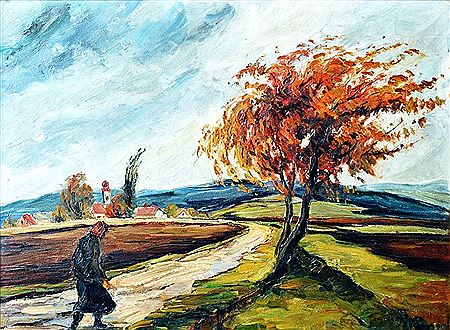 Way to village by Zbynek Stolovsky - Auction record, sale price, and art valuation. Compare with similar artists and explore comparable artworks.