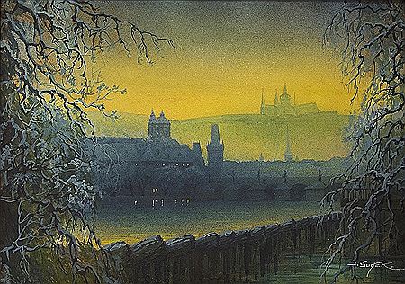 View to Prague Castle by Josef Sudek - Auction record, sale price, and art valuation. Compare with similar artists and explore comparable artworks.