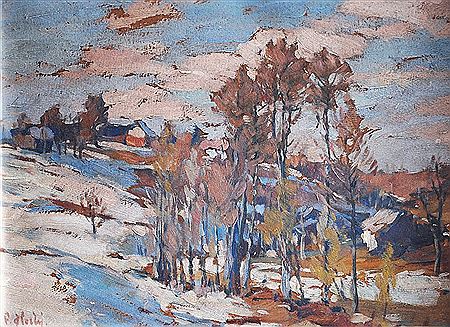 Early spring landscape