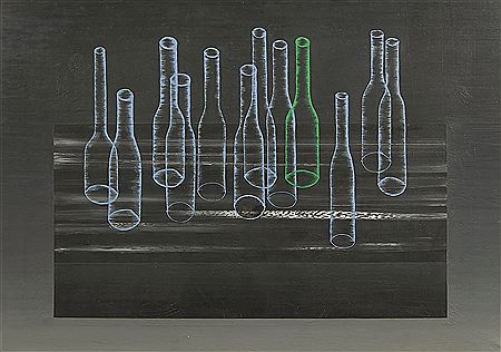 The bottles dat. 1963 by Jitka Kolinska - Auction record, sale price, and art valuation. Compare with similar artists and explore comparable artworks.