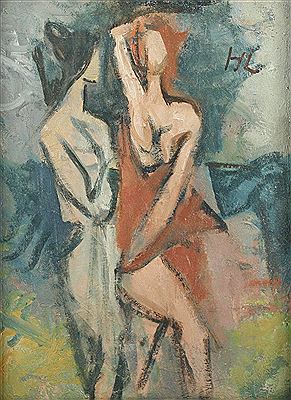 "Zwei Frauen" by Heinrich Graf von Luckner - Auction record, sale price, and art valuation. Compare with similar artists and explore comparable artworks.