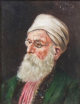 Portrait of a scholar by Oscar Meyer-Elbing - Auction record, sale price, and art valuation. Compare with similar artists and explore comparable artworks.