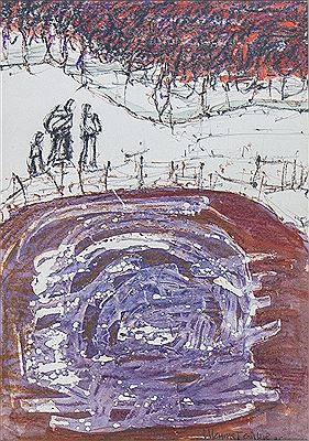 Ffigures on the lake by Mehmet Guler - Auction record, sale price, and art valuation. Compare with similar artists and explore comparable artworks.