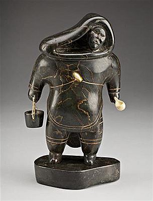 Standing Woman with Water Pail and Scoop, c. 1952