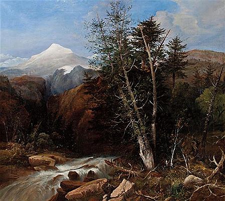 Alpine Waterfall