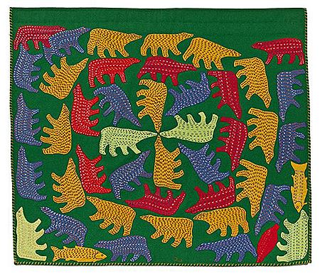 Composition: Circle of Bears by Marion Tuu'luq - Auction record, sale price, and art valuation. Compare with similar artists and explore comparable artworks.