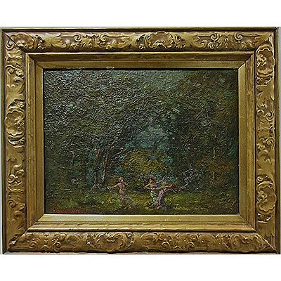 DANCING IN THE WOODS by John Gordon - Auction record, sale price, and art valuation. Compare with similar artists and explore comparable artworks.