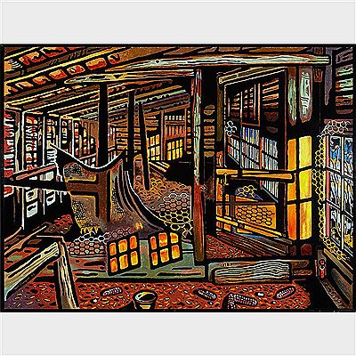 INTERIOR, BUCKE'S CHICKEN COOP by Clark Holmes McDougall - Auction record, sale price, and art valuation. Compare with similar artists and explore comparable artworks.