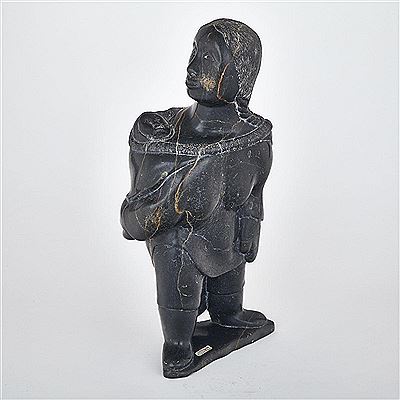 MOTHER WITH CHILD IN AMAUT by Mikisiti Saila - Auction record, sale price, and art valuation. Compare with similar artists and explore comparable artworks.