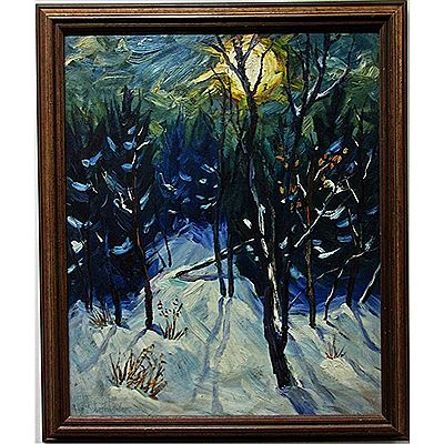 MOONLIT WINTER WOODLANDS