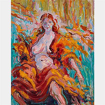 SEATED NUDE by Terry Fenton - Auction record, sale price, and art valuation. Compare with similar artists and explore comparable artworks.