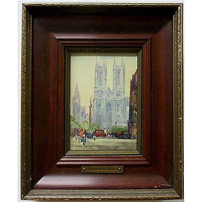 WESTMINSTER ABBEY by Maria Hampshire Eaton - Auction record, sale price, and art valuation. Compare with similar artists and explore comparable artworks.