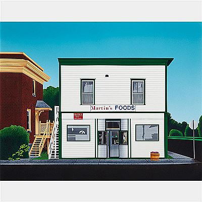 CORNER MARKET by David Thauberger - Auction record, sale price, and art valuation. Compare with similar artists and explore comparable artworks.