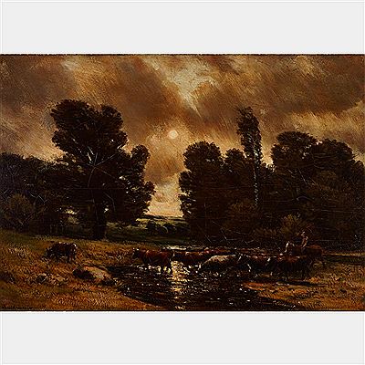 HOMEWARD BOUND by Homer Ransford Watson - Auction record, sale price, and art valuation. Compare with similar artists and explore comparable artworks.