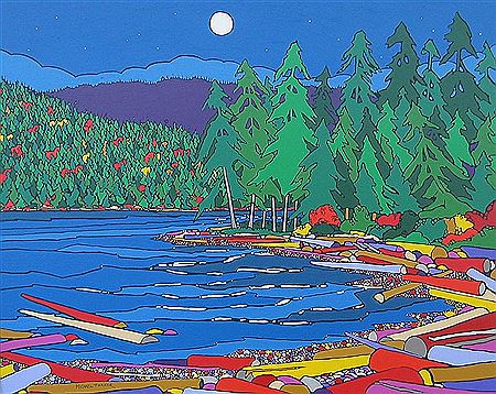 Drifters Return, Howe Sound, B.C. by Michael Tickner - Auction record, sale price, and art valuation. Compare with similar artists and explore comparable artworks.