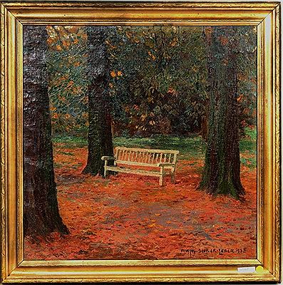 "Bench in Woods"