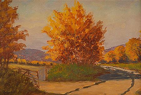 Autumn landscape by Julius Kreyfelt - Auction record, sale price, and art valuation. Compare with similar artists and explore comparable artworks.