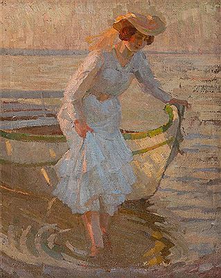 Woman at the lake by Alfred Schmidt - Auction record, sale price, and art valuation. Compare with similar artists and explore comparable artworks.