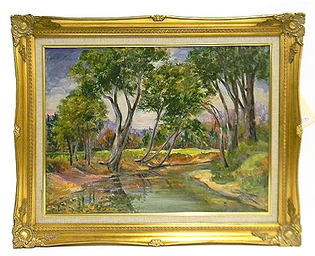 "The Ashuelot River on East Surry Rd., Keene, N.H." by Christina Bauer - Auction record, sale price, and art valuation. Compare with similar artists and explore comparable artworks.